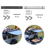 Maxbell RC Car Roof-mounted Side Tent 1/18 Scale for Crawler Remote Control Vehicles Black