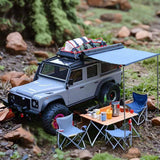 Maxbell RC Car Roof-mounted Side Tent 1/18 Scale for Crawler Remote Control Vehicles Black