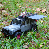 Maxbell RC Car Roof-mounted Side Tent 1/18 Scale for Crawler Remote Control Vehicles Black