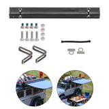Maxbell RC Car Roof-mounted Side Tent 1/18 Scale for Crawler Remote Control Vehicles Black