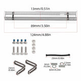 Maxbell RC Car Roof-mounted Side Tent 1/18 Scale for Crawler Remote Control Vehicles Silver