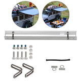 Maxbell RC Car Roof-mounted Side Tent 1/18 Scale for Crawler Remote Control Vehicles Silver