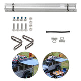 Maxbell RC Car Roof-mounted Side Tent 1/18 Scale for Crawler Remote Control Vehicles Silver