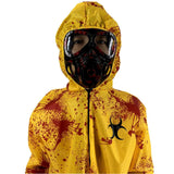 Maxbell Halloween Costume Creative Jumpsuit and Mask for Stage Show Party Birthdays