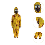 Maxbell Halloween Costume Creative Jumpsuit and Mask for Stage Show Party Birthdays