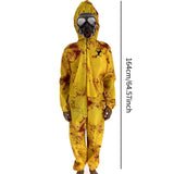 Maxbell Halloween Costume Creative Jumpsuit and Mask for Stage Show Party Birthdays