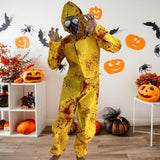 Maxbell Halloween Costume Creative Jumpsuit and Mask for Stage Show Party Birthdays