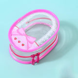 Maxbell Clear Figures Display Bag Fans Showing Off Holder PVC Portable Storage Pouch Without Buckle