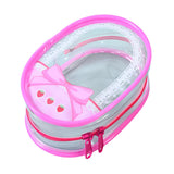 Maxbell Clear Figures Display Bag Fans Showing Off Holder PVC Portable Storage Pouch Without Buckle