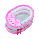 Maxbell Clear Figures Display Bag Fans Showing Off Holder PVC Portable Storage Pouch Without Buckle