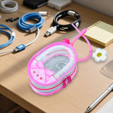 Maxbell Clear Figures Display Bag Fans Showing Off Holder PVC Portable Storage Pouch With Buckle