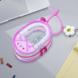 Maxbell Clear Figures Display Bag Fans Showing Off Holder PVC Portable Storage Pouch With Buckle