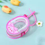 Maxbell Clear Figures Display Bag Fans Showing Off Holder PVC Portable Storage Pouch With Buckle
