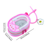 Maxbell Clear Figures Display Bag Fans Showing Off Holder PVC Portable Storage Pouch With Buckle