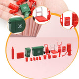 Maxbell 1:64 Scale Workshop Tools Mini House Accessory Fairy Garden Scene Prop Model