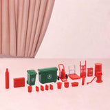 Maxbell 1:64 Scale Workshop Tools Mini House Accessory Fairy Garden Scene Prop Model