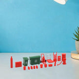 Maxbell 1:64 Scale Workshop Tools Mini House Accessory Fairy Garden Scene Prop Model