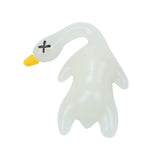 Maxbell 2x Color Changing Roast Duck Car Pendant Funny Cartoon Car Hanging Accessory 2.7x5.7cm