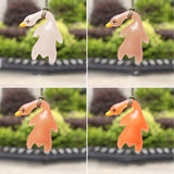 Maxbell 2x Color Changing Roast Duck Car Pendant Funny Cartoon Car Hanging Accessory 2.7x5.7cm