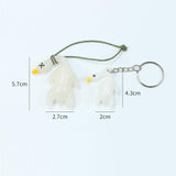 Maxbell 2x Color Changing Roast Duck Car Pendant Funny Cartoon Car Hanging Accessory 2x4.3cm