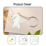 Maxbell 2x Color Changing Roast Duck Car Pendant Funny Cartoon Car Hanging Accessory 2x4.3cm