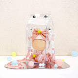 Maxbell Doll Display Bag Clear Pouch for Figures Collectibles Mini Figure Plush Doll