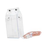 Maxbell Doll Display Bag Clear Pouch for Figures Collectibles Mini Figure Plush Doll