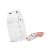 Maxbell Doll Display Bag Clear Pouch for Figures Collectibles Mini Figure Plush Doll