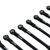 Maxbell 8Pcs RC Car Chassis Fixing Linkage Rod DIY RC Model Car Accessories for 1:12 Black