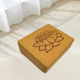 Maxbell Meditation Cushion Seating Japanese Tatami Mat for Indoor Meditation Outdoor yellow