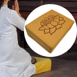 Maxbell Meditation Cushion Seating Japanese Tatami Mat for Indoor Meditation Outdoor yellow