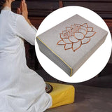 Maxbell Meditation Cushion Seating Japanese Tatami Mat for Indoor Meditation Outdoor grey