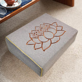 Maxbell Meditation Cushion Seating Japanese Tatami Mat for Indoor Meditation Outdoor grey
