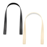 Maxbell 2Pcs Handbag Handle Strap Handmade Replacement for Woven Bag Clutches Wallet Black