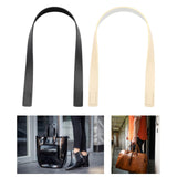 Maxbell 2Pcs Handbag Handle Strap Handmade Replacement for Woven Bag Clutches Wallet Black