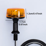Maxbell RC Car LED 360 Rotating Light Flashing Lamp for 1:14 RC Model Car Spare Part
