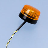 Maxbell 1 Pair RC Car LED Rotating Lamp 5V Alarm Lamp for 1/14 RC Hobby Car Vehicles