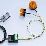 Maxbell 1 Pair RC Car LED Rotating Lamp 5V Alarm Lamp for 1/14 RC Hobby Car Vehicles