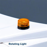 Maxbell 1 Pair RC Car LED Rotating Lamp 5V Alarm Lamp for 1/14 RC Hobby Car Vehicles
