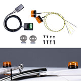 Maxbell 1 Pair RC Car LED Rotating Lamp 5V Alarm Lamp for 1/14 RC Hobby Car Vehicles