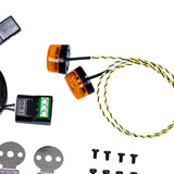Maxbell 1 Pair RC Car LED Rotating Lamp 5V Alarm Lamp for 1/14 RC Hobby Car Vehicles
