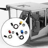 Maxbell RC 1/14 Beacon Light Compact LED Flash Lights for Tractor Truck Off Road Car Yellow