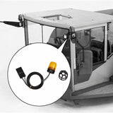 Maxbell RC 1/14 Beacon Light Compact LED Flash Lights for Tractor Truck Off Road Car Yellow