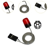 Maxbell RC 1/14 Beacon Light Compact LED Flash Lights for Tractor Truck Off Road Car Red