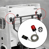 Maxbell RC 1/14 Beacon Light Compact LED Flash Lights for Tractor Truck Off Road Car Red