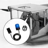 Maxbell RC 1/14 Beacon Light Compact LED Flash Lights for Tractor Truck Off Road Car Blue