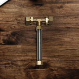 Maxbell Brass Hammer DIY Kit Props Fantasy Hammer for Display Shelf Home Decor XS