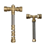 Maxbell Brass Hammer DIY Kit Props Fantasy Hammer for Display Shelf Home Decor XS