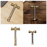 Maxbell Brass Hammer DIY Kit Props Fantasy Hammer for Display Shelf Home Decor XS