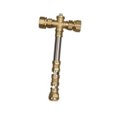 Maxbell Brass Hammer DIY Kit Props Fantasy Hammer for Display Shelf Home Decor S